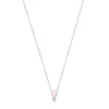 Collar de plata con cuarzo rosa y amazonita Mini Color^TOUS Best