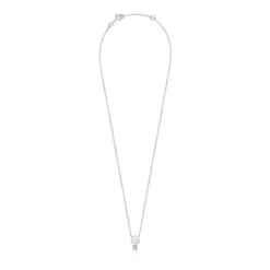 Collar de plata con cuarzo rosa y amazonita Mini Color^TOUS Best