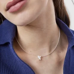 Collar de plata con perla Nocturne^TOUS Sale
