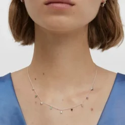 Collar de plata y gemas Bold motivos Motif^TOUS New