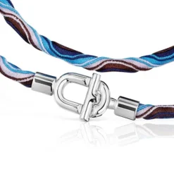 Collar elástico de con cordón azul y lila MANIFESTO^TOUS Outlet