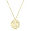 Collar grande con baño de oro 18 kt sobre plata Logo^TOUS Hot