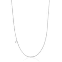 Collar largo de plata con anillas redondas Bold Bear^TOUS Sale