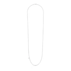 Collar largo de plata con anillas redondas Bold Bear^TOUS Sale