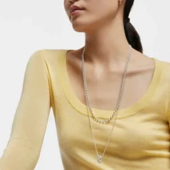 Collar largo de plata Gloss^TOUS