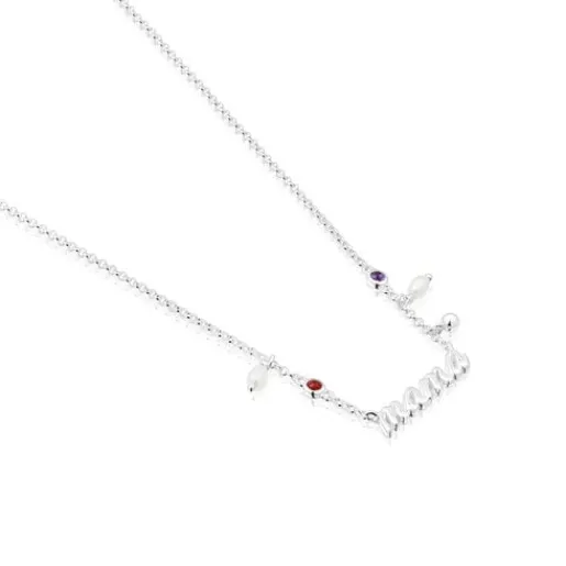 Collar Mama de , perlas cultivadas y gemas Mama^TOUS New