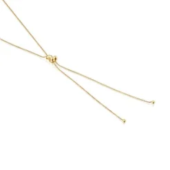 Collar mediano con baño de oro 18 kt sobre plata y motivo oso Bold Bear^TOUS Hot