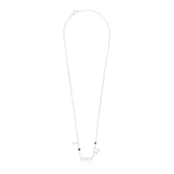 Collar Mom de plata, perlas cultivadas y gemas Mama^TOUS