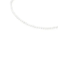 Collar oso de oro y perlas Hold^TOUS