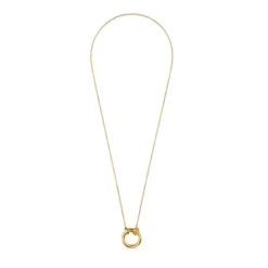 Collar pequeño con baño de oro 18 kt sobre plata Hold^TOUS Hot