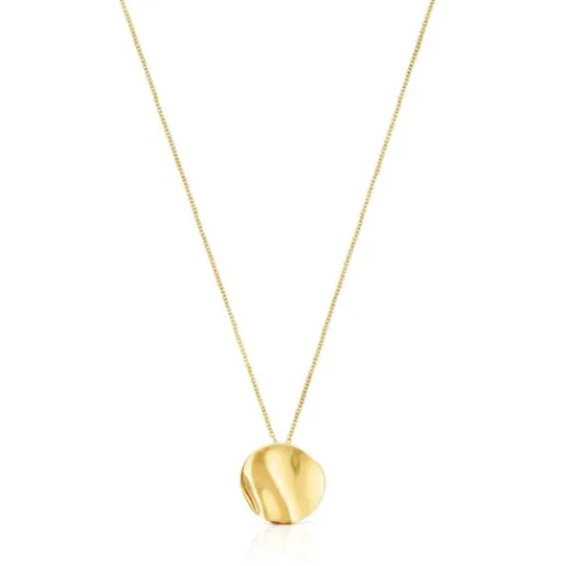 Collar pétalo con baño de oro 18 kt sobre plata Nenufar^TOUS