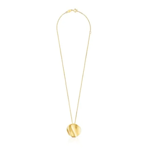 Collar pétalo con baño de oro 18 kt sobre plata Nenufar^TOUS