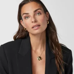 Collar pétalo con baño de oro 18 kt sobre plata Nenufar^TOUS