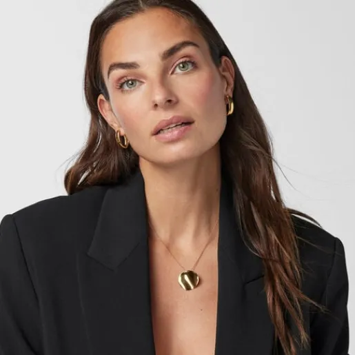 Collar pétalo con baño de oro 18 kt sobre plata Nenufar^TOUS