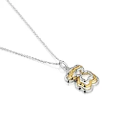 Collar triple oso bicolor Bickie^TOUS Sale