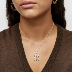 Collar triple oso bicolor Bickie^TOUS Sale