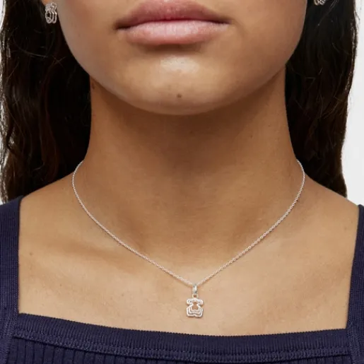 Collar triple oso de plata Bickie^TOUS Hot