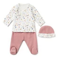 Conjunto de bebé de recién nacido Geome rosa^TOUS Clearance