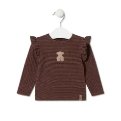 Conjunto de niña a rayas y liso Pink rosa^TOUS Online