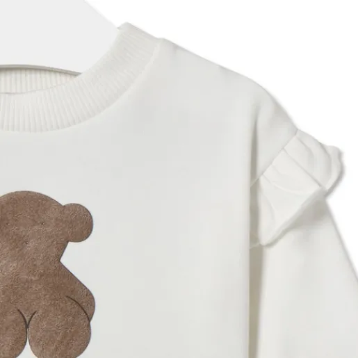 Conjunto de niña liso y a rayas Black crudo^TOUS Discount