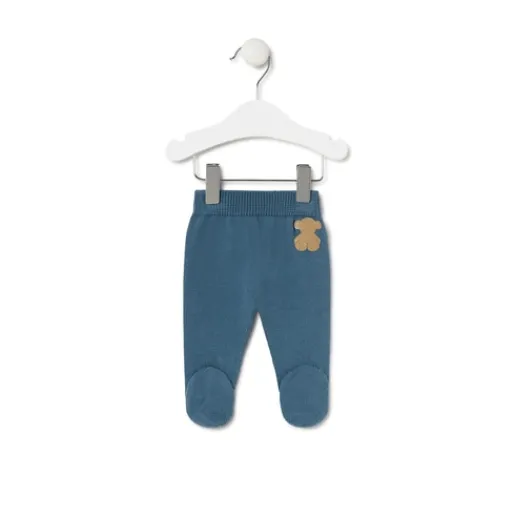 Conjunto de punto de bebé Tricot logo azul^TOUS Online
