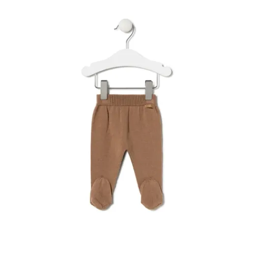 Conjunto de punto de bebé Tricot a rayas beige^TOUS Online