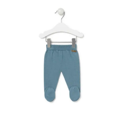 Conjunto de punto de bebé Tricot azul^TOUS Online