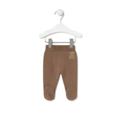 Conjunto de punto de bebé Tricot logo beige^TOUS New
