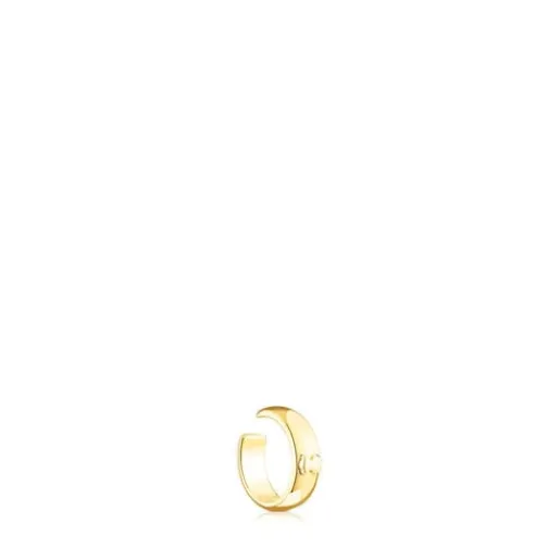 Earcuff con baño de oro 18 kt sobre plata Fellow^TOUS Online