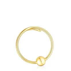 Earcuff con baño de oro 18 kt sobre plata círculo Plump^TOUS Outlet