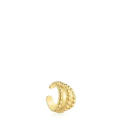 Earcuff con baño de oro de 18 kt sobre plata Grain^TOUS Best