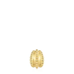 Earcuff con baño de oro de 18 kt sobre plata Grain^TOUS Best