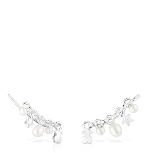 Earcuff de plata con barra y motivos Mini Icons^TOUS Sale