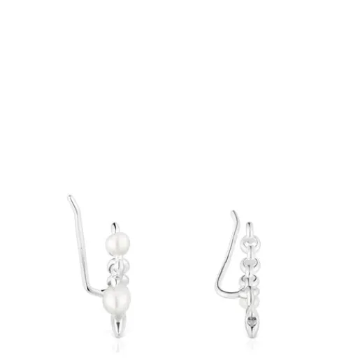 Earcuff de plata con barra y motivos Mini Icons^TOUS Sale