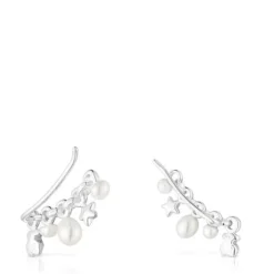 Earcuff de plata con barra y motivos Mini Icons^TOUS Sale