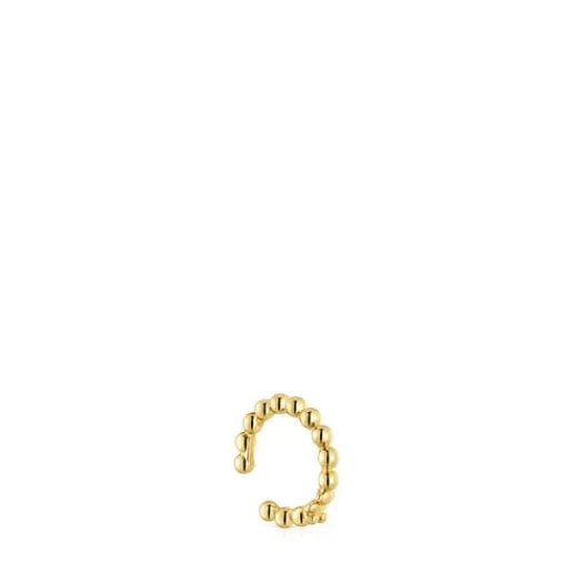Earcuff oso con baño de oro de 18 kt sobre plata Gloss^TOUS
