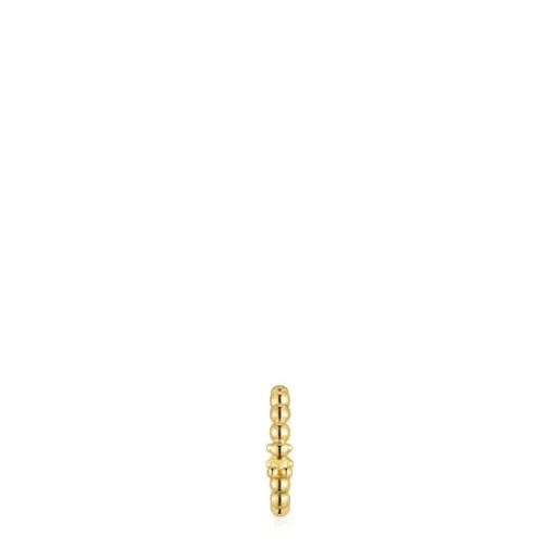 Earcuff oso con baño de oro de 18 kt sobre plata Gloss^TOUS