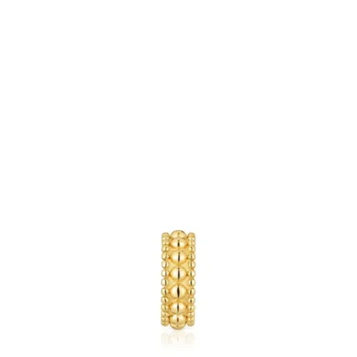 Earcuff triple con baño de oro de 18 kt sobre plata Gloss^TOUS New