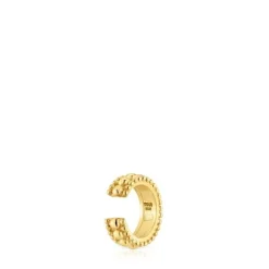 Earcuff triple con baño de oro de 18 kt sobre plata Gloss^TOUS New