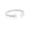 Esclava de plata con malla de 7x4 y motivos oso Mesh^TOUS New