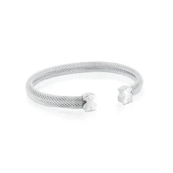 Esclava de plata Motivo oso Icon Mesh^TOUS Discount