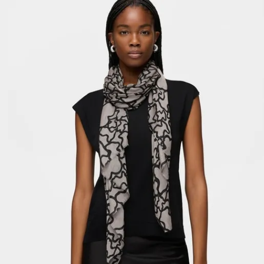 Foulard Kaos en color piedra^TOUS Hot