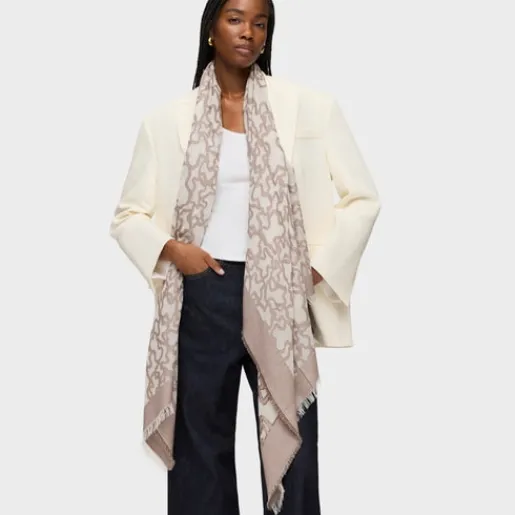 Foulard Kaos en color piedra^TOUS Clearance