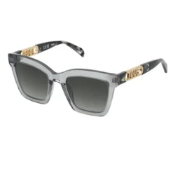 Gafas de sol grises Metal Logo^TOUS