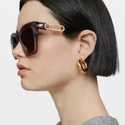 Gafas de sol grises Metal Logo^TOUS