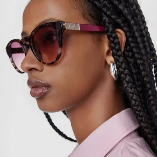 Gafas de sol Round Mesh burdeos^TOUS Discount