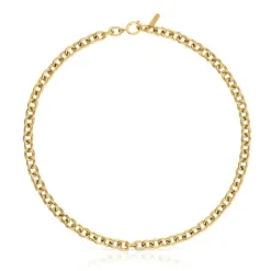 Gargantilla barbada con baño de oro 18 kt sobre plata Cachito Mío^TOUS Clearance