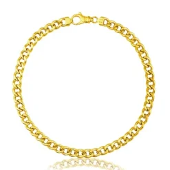 Gargantilla barbada con baño de oro 18 kt sobre plata, 45 cm Chain^TOUS Online