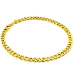 Gargantilla barbada con baño de oro 18 kt sobre plata, 45 cm Chain^TOUS Online