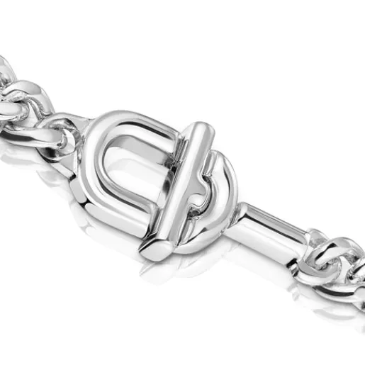 Gargantilla barbada de plata MANIFESTO 50 cm^TOUS Sale